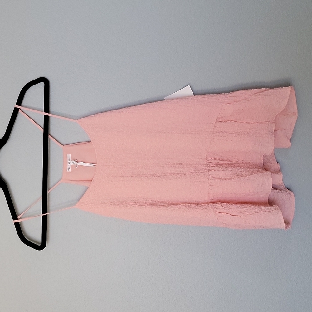 Maisie NWT Romantic Fairycore Textured Summer Peplum Tank Large